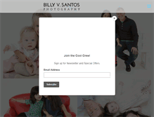 Tablet Screenshot of billyvsantos.com